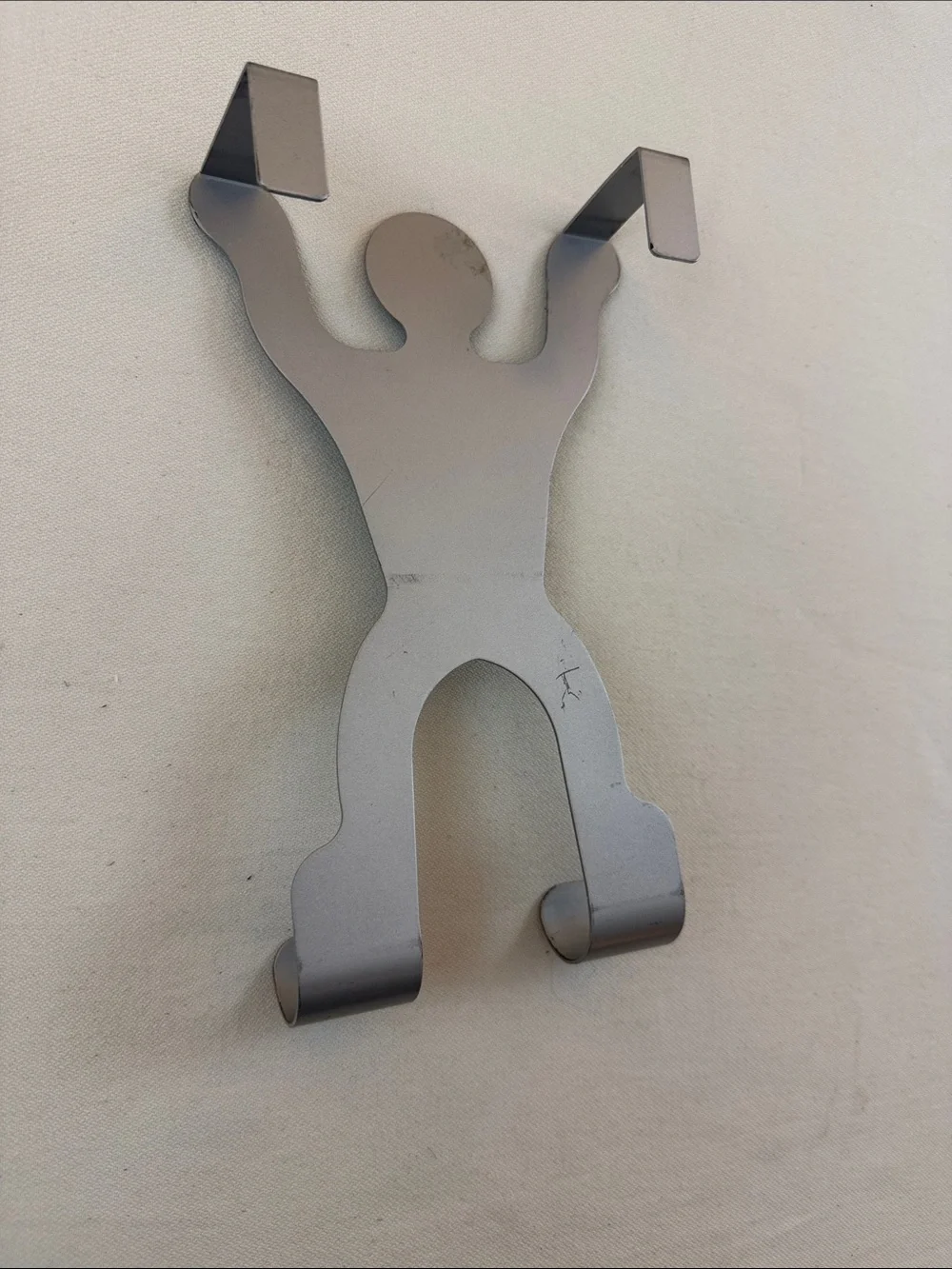 Silver Man over door Hook / Organizer